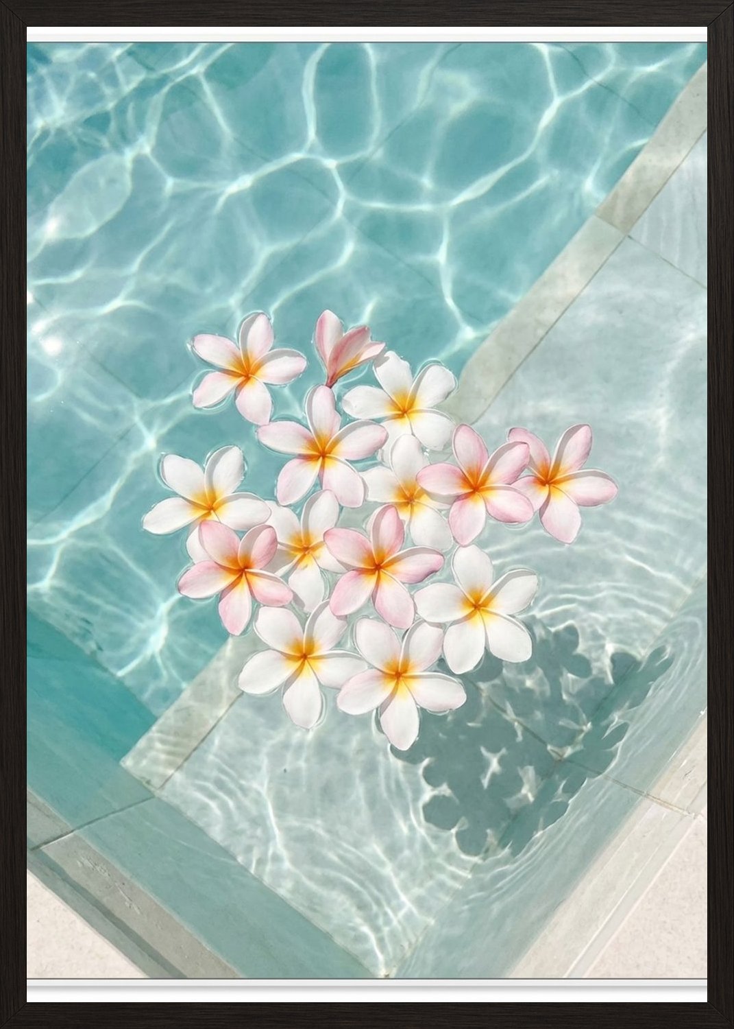 Poster in black frame