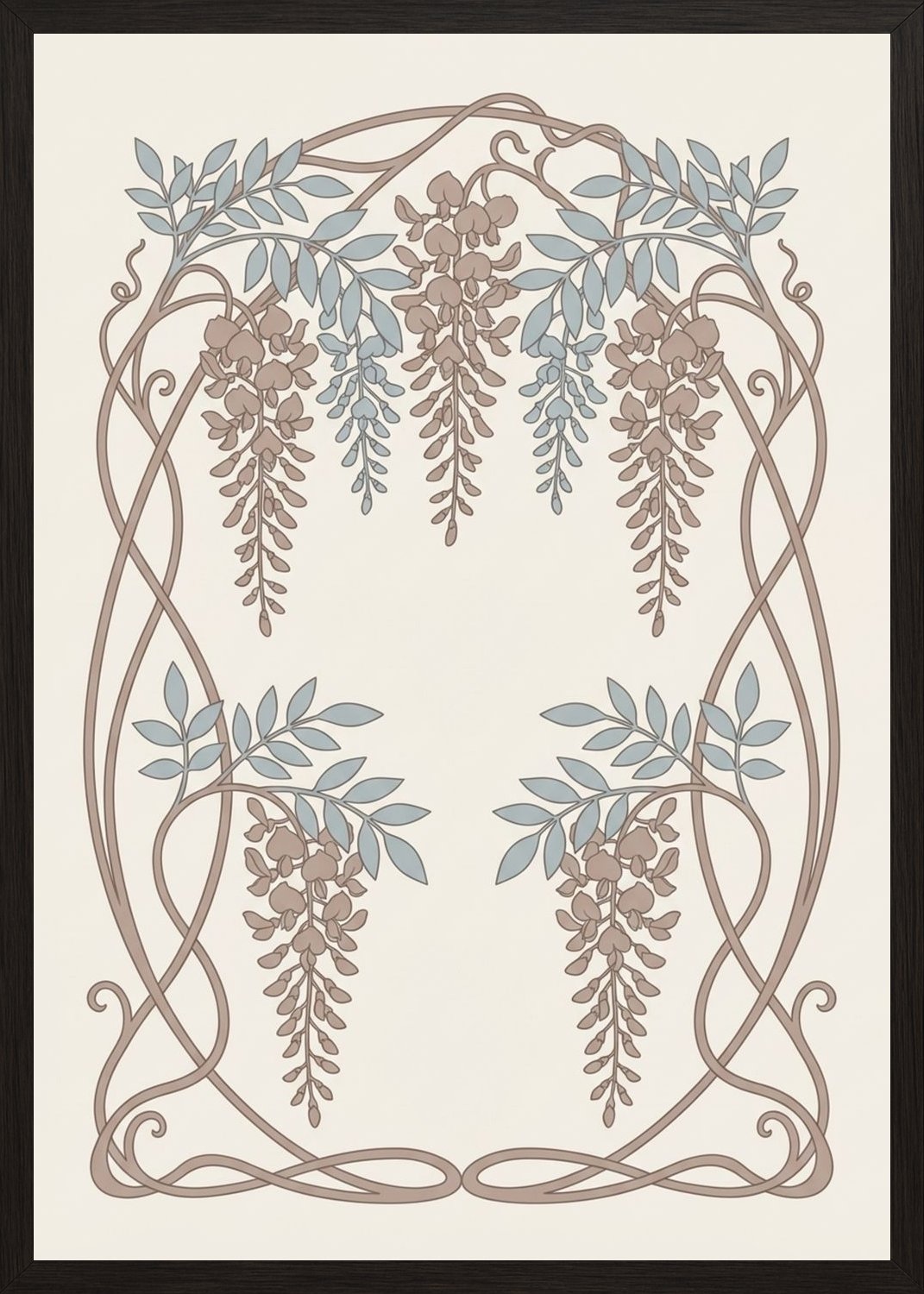 Poster in black frame