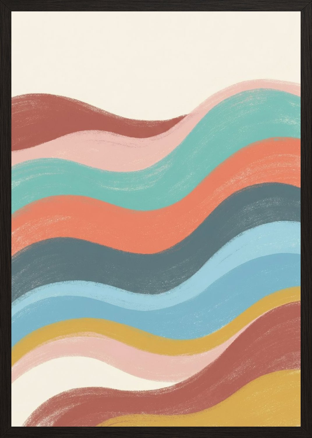 Poster in black frame