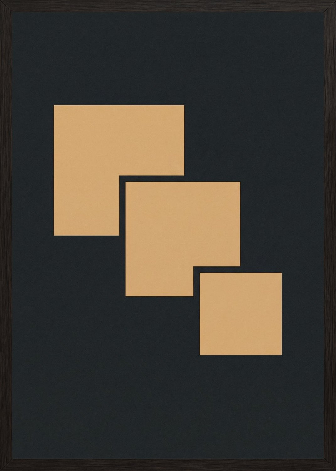 Poster in black frame