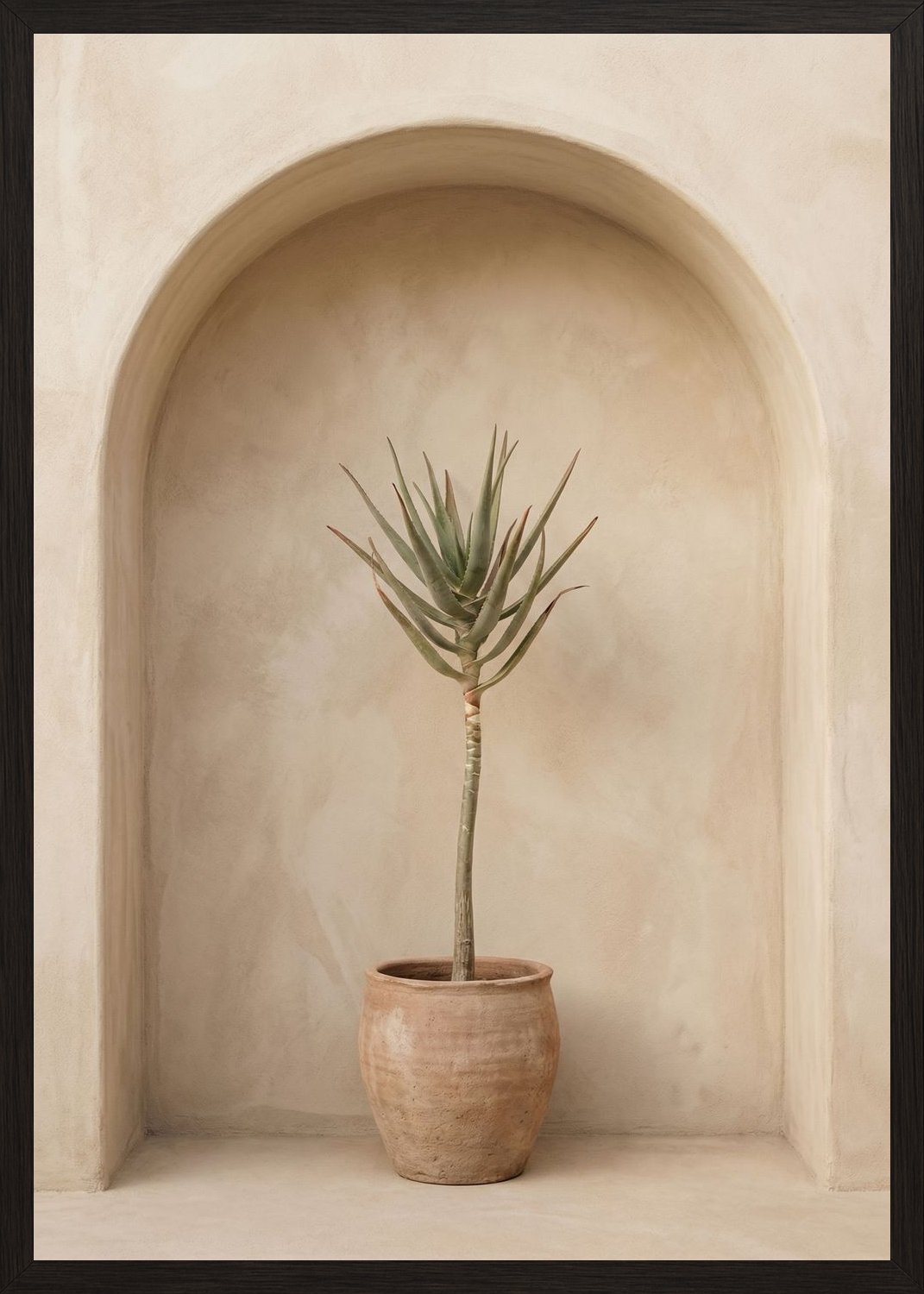 Poster in oak frame