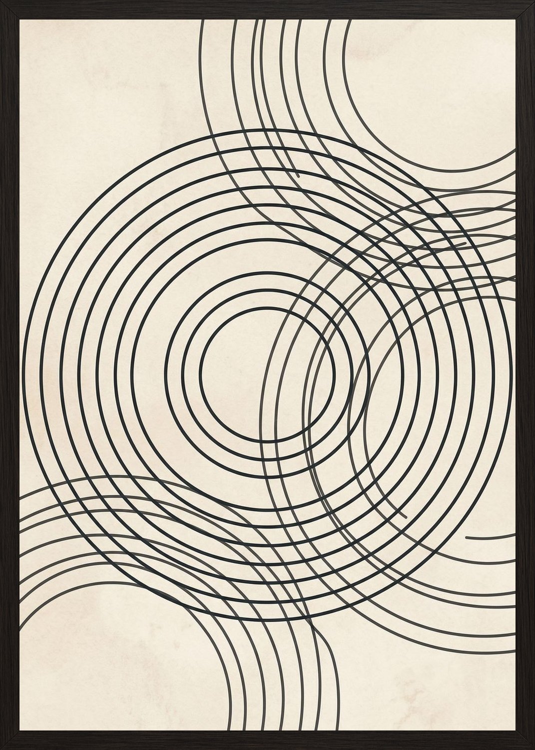 Poster in black frame