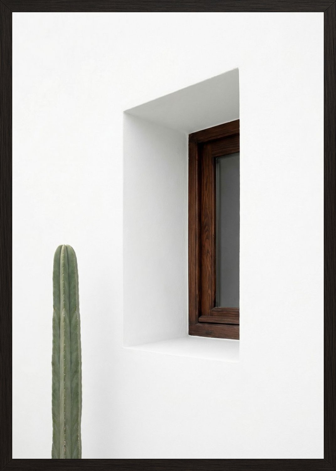 Poster in oak frame