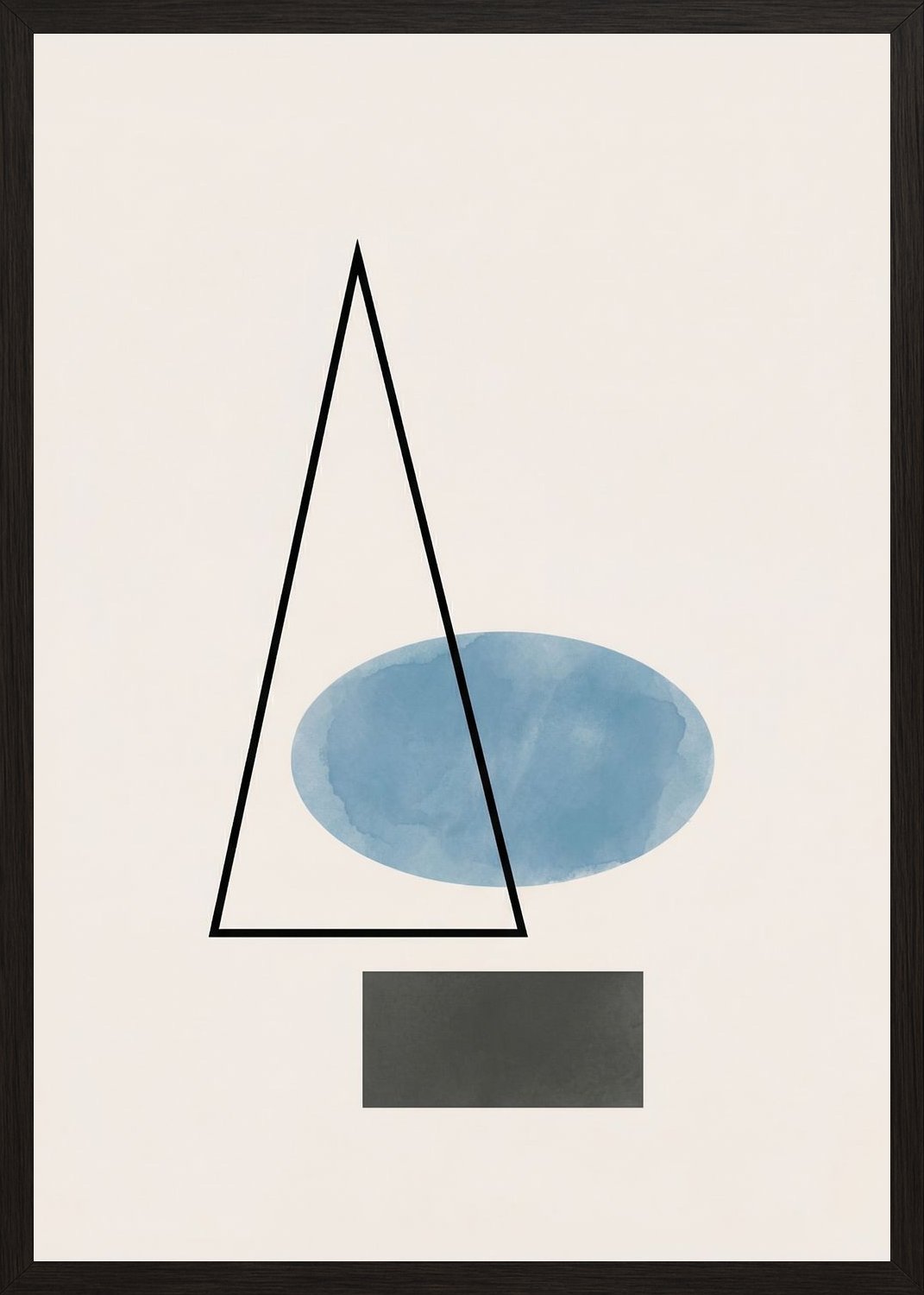 Poster in black frame