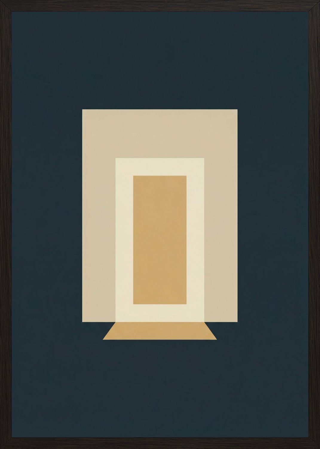 Poster in oak frame
