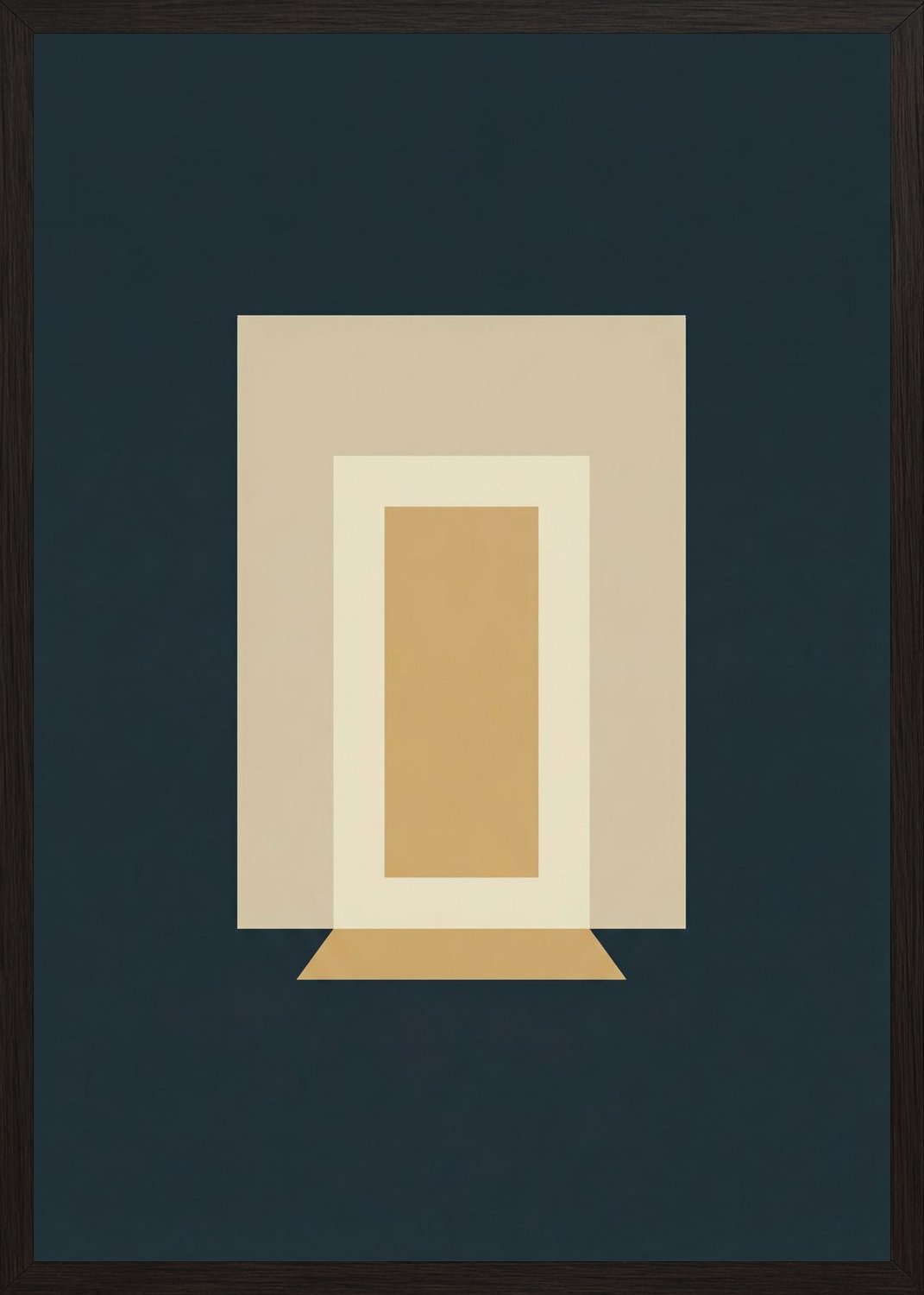 Poster in black frame