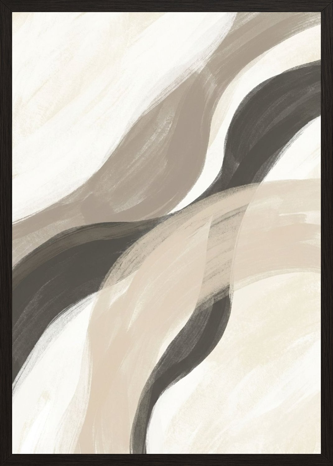 Poster in black frame