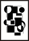 Poster in black frame