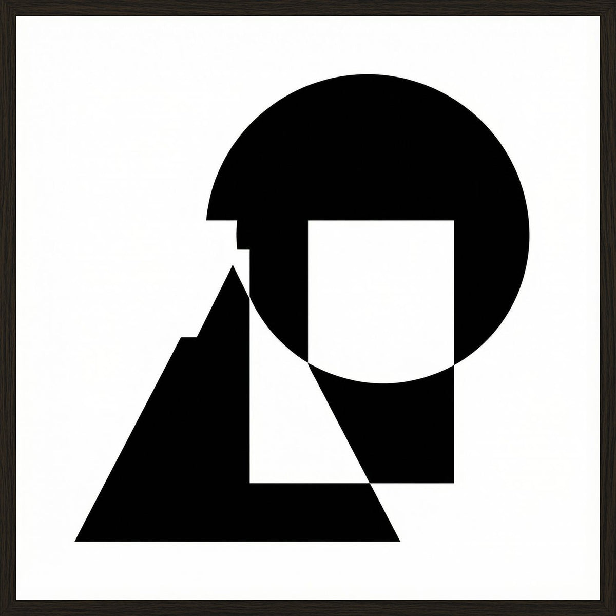 Poster in black frame