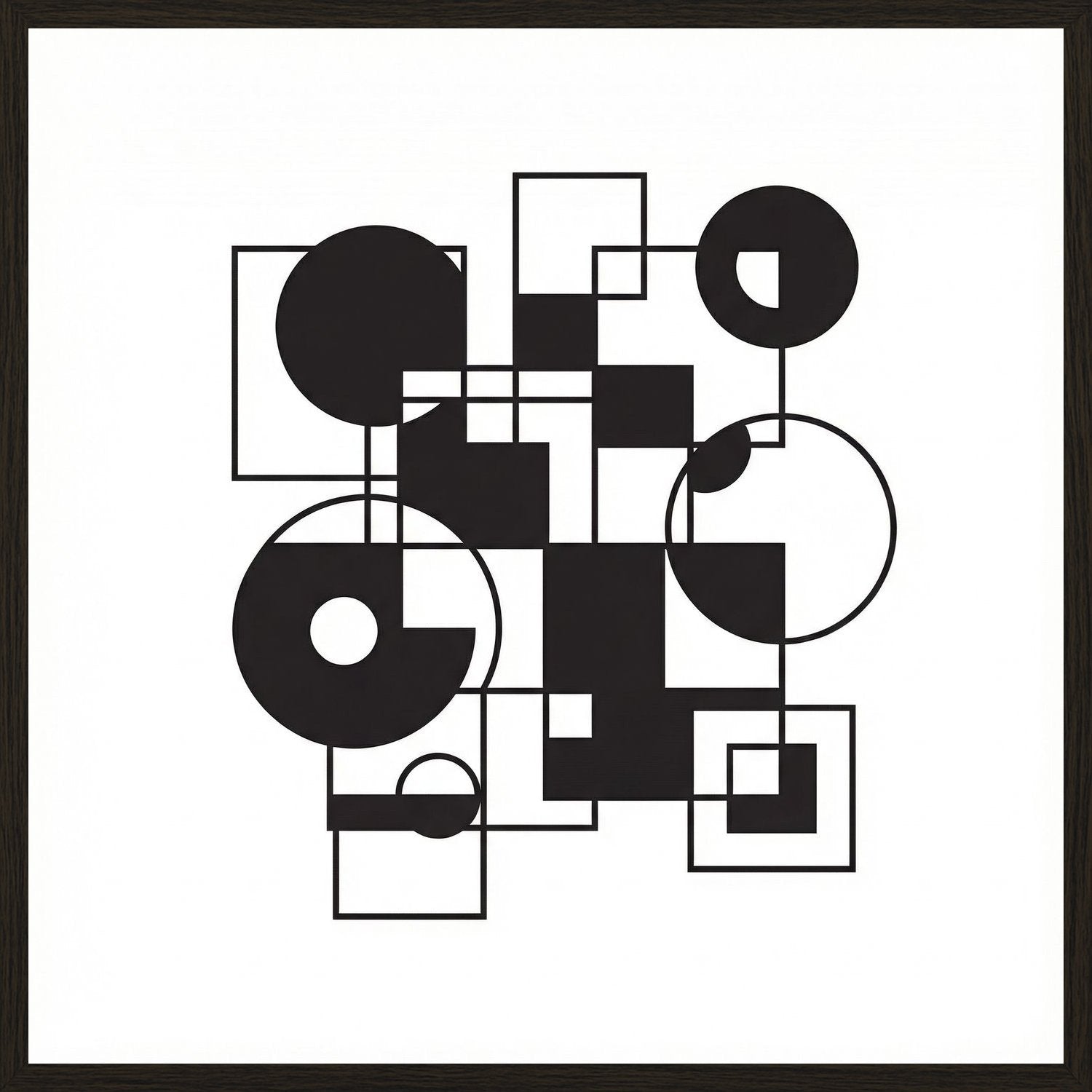 Poster in black frame