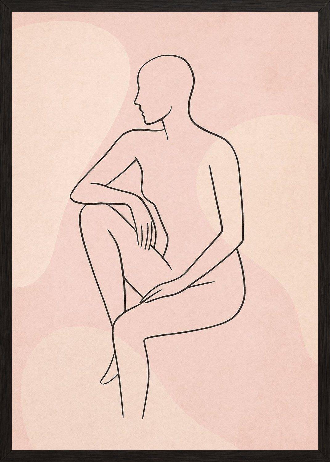 Poster in black frame