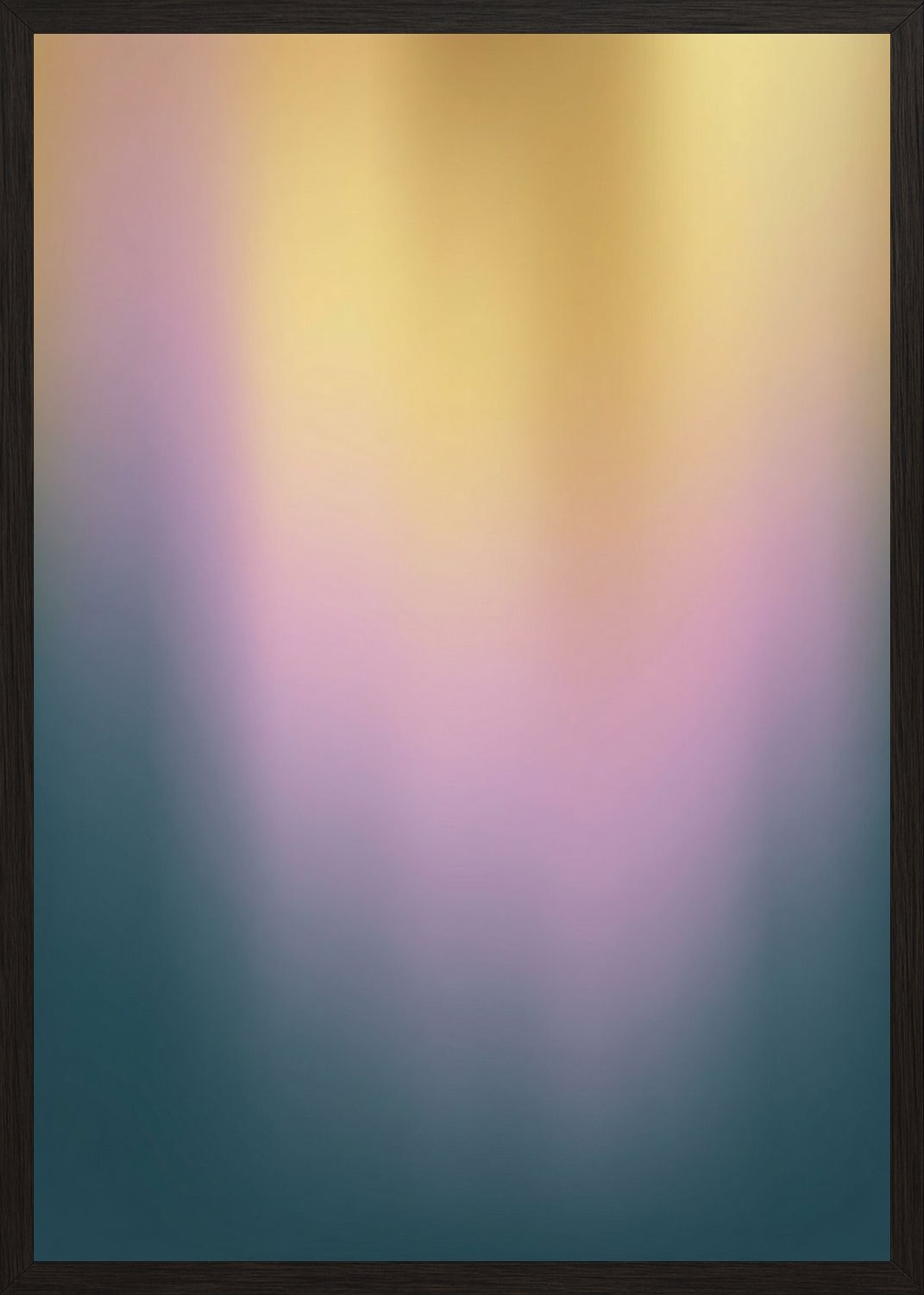 Poster in black frame