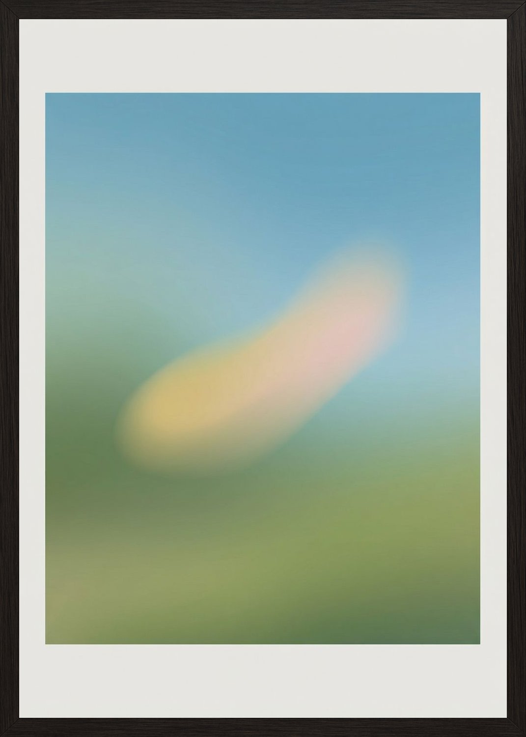 Poster in black frame