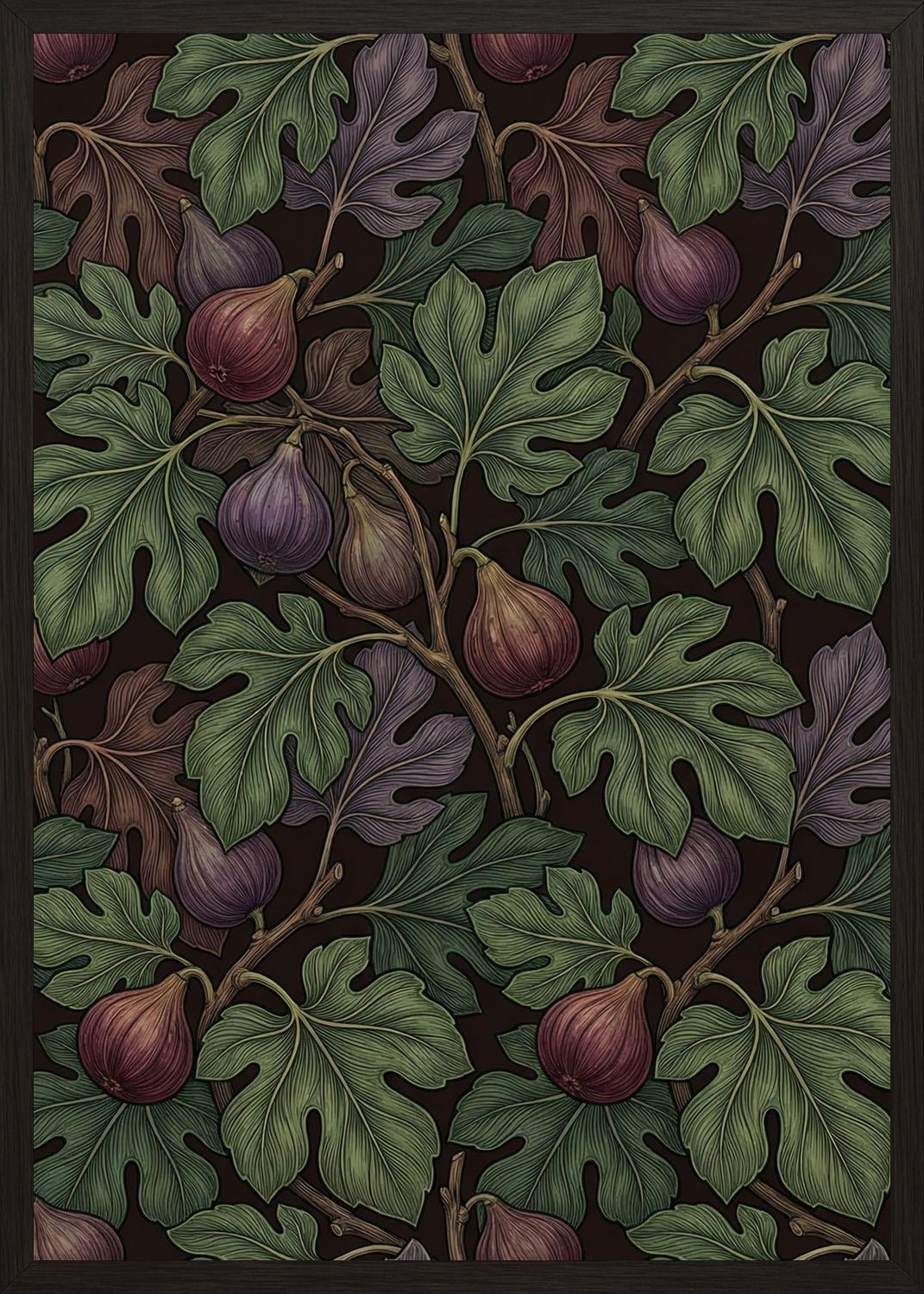Poster in oak frame