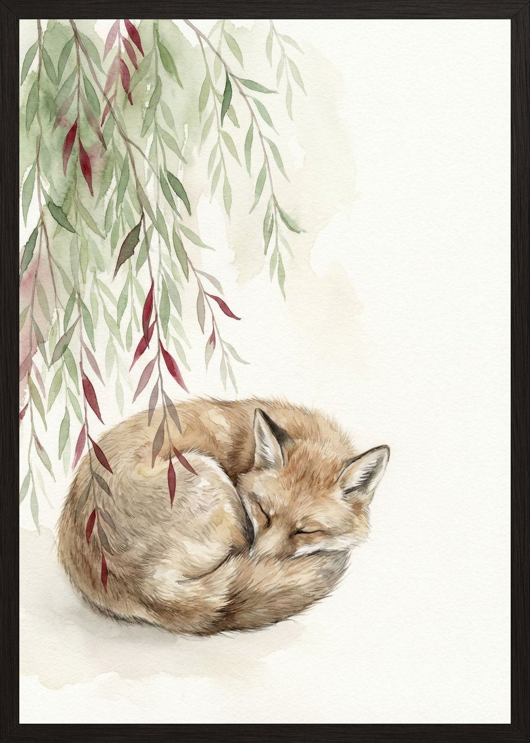 Poster in oak frame