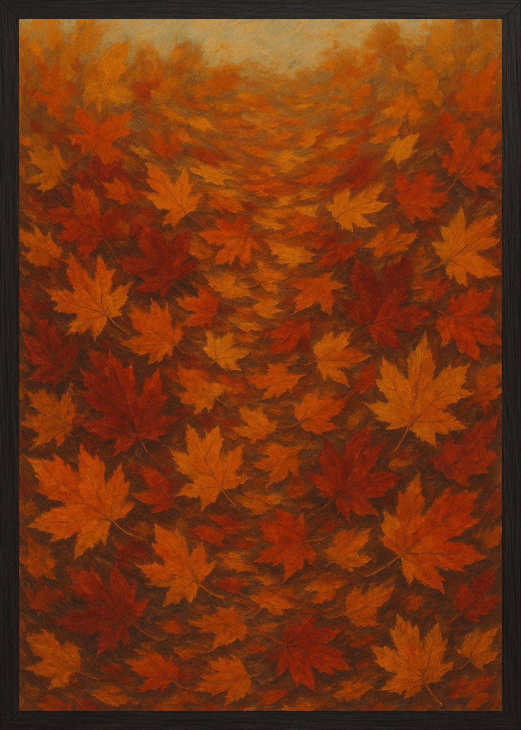 Poster in black frame