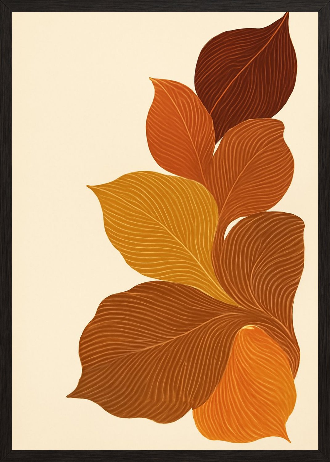 Poster in black frame