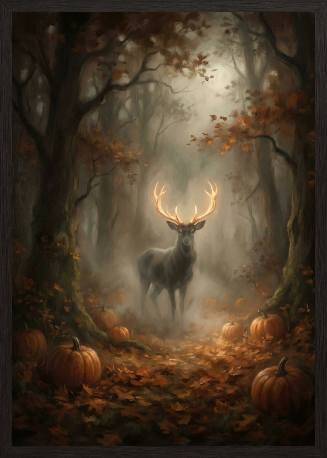 Poster in black frame