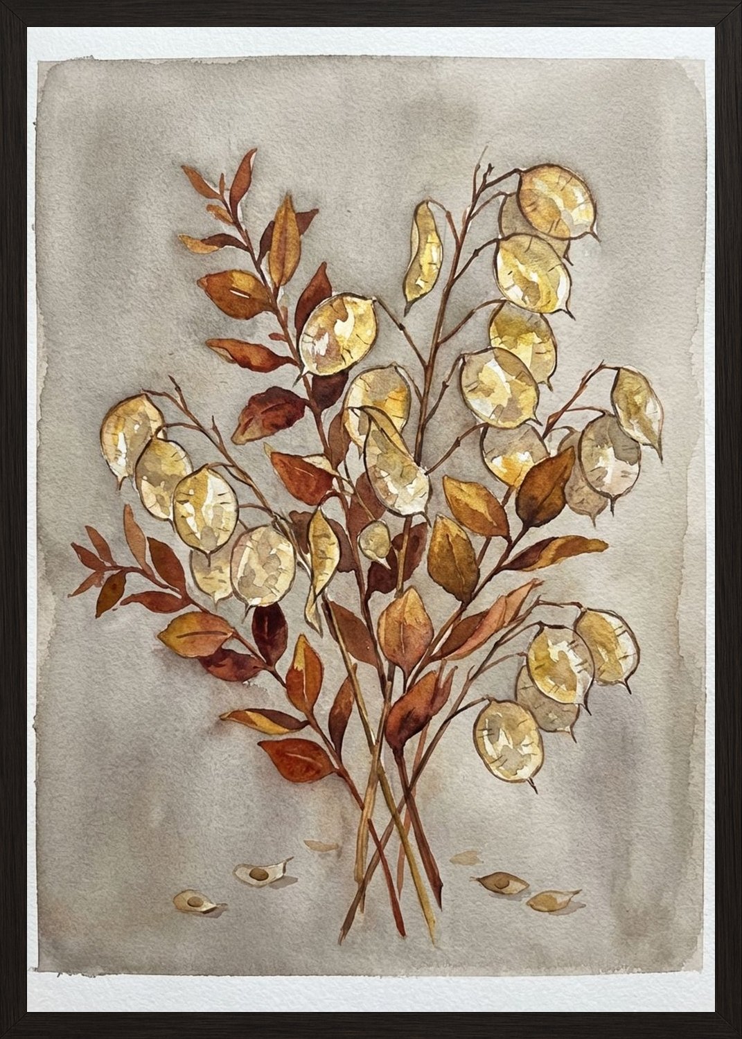 Poster in black frame