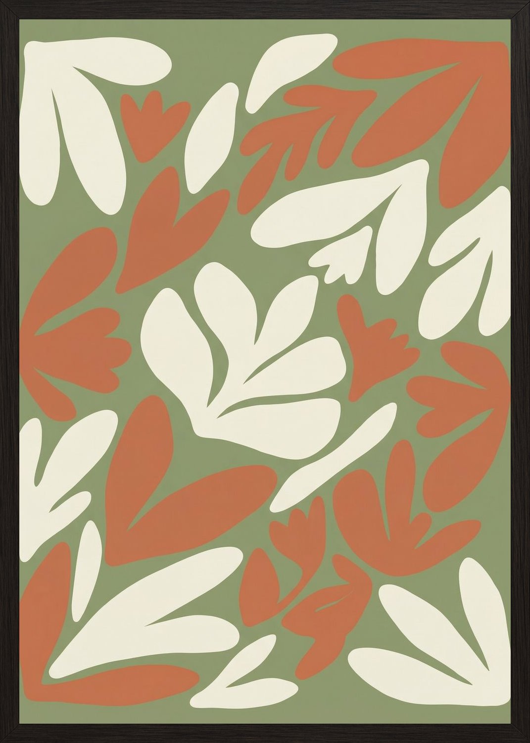 Poster in black frame