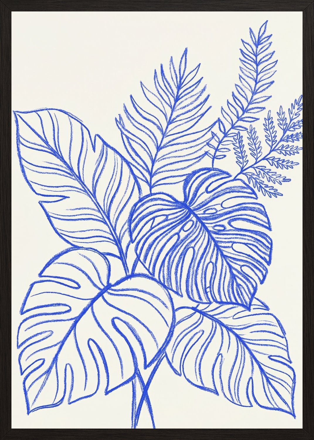 Poster in black frame