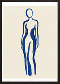 Poster in black frame