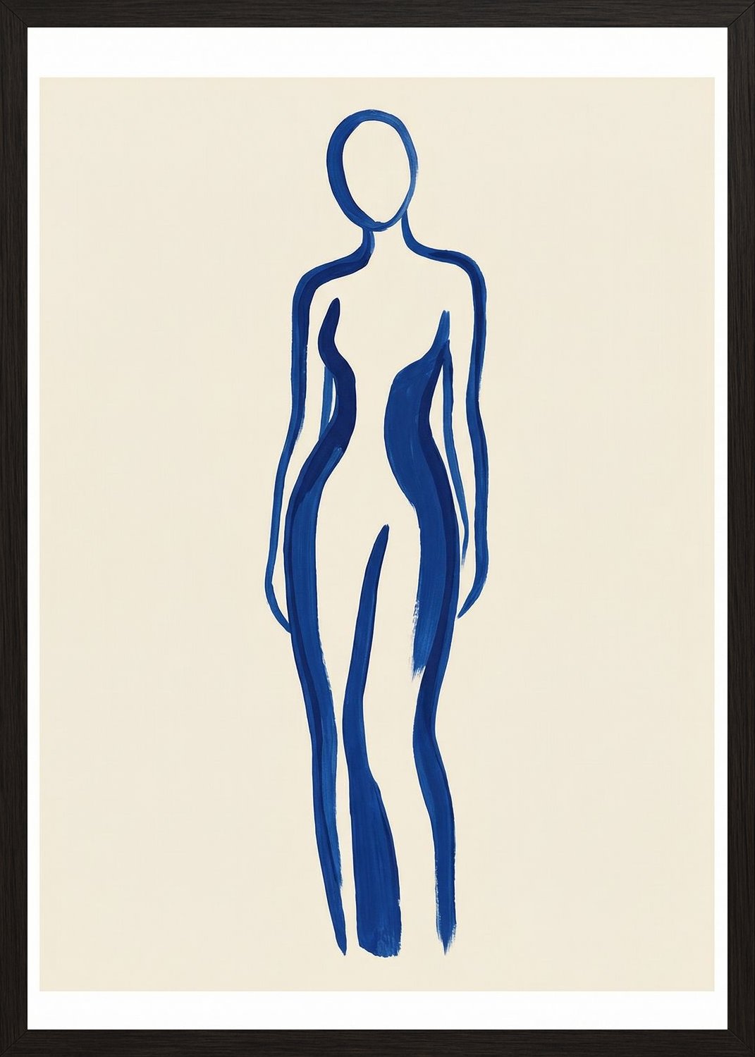 Poster in black frame