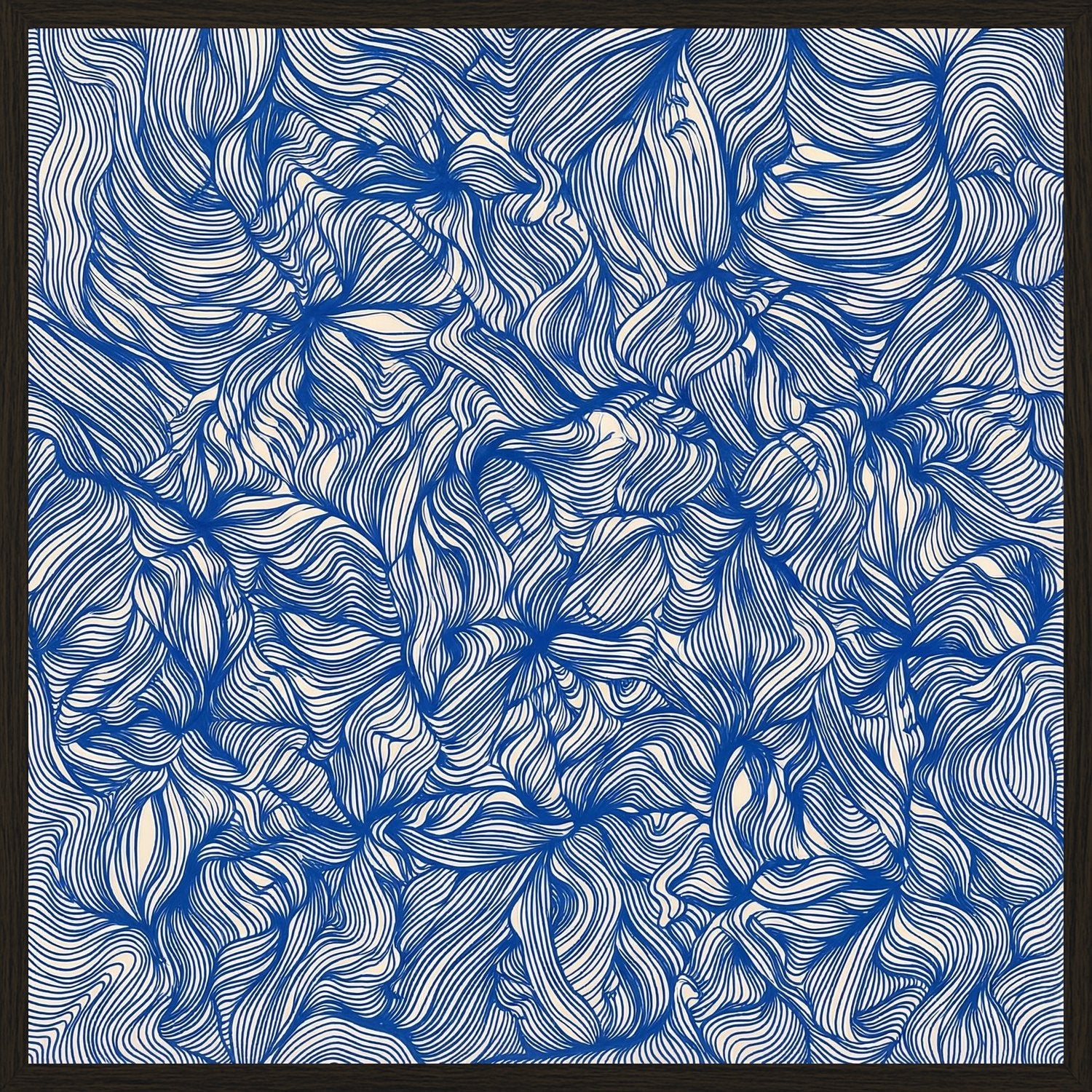 Poster in black frame