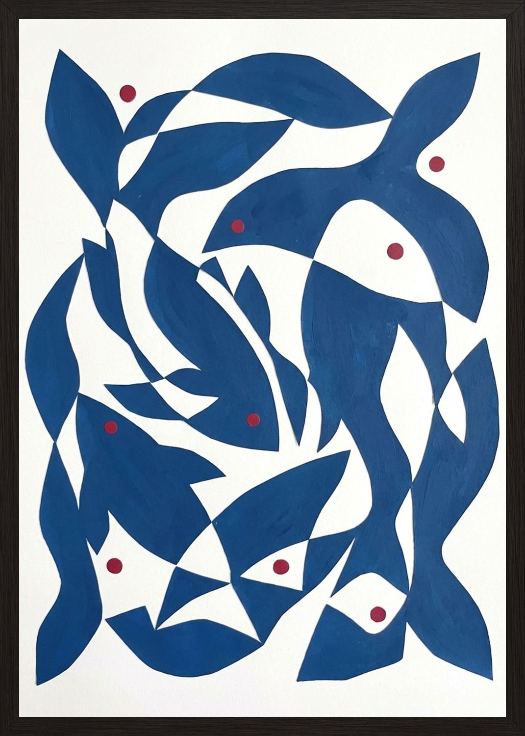 Poster in black frame