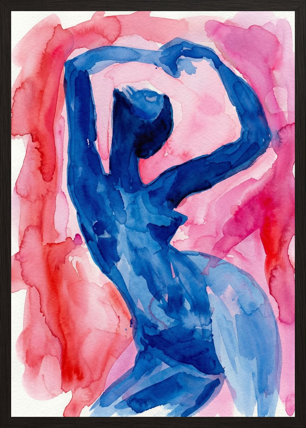 Poster in black frame