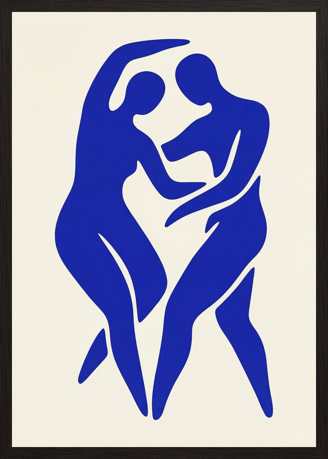 Poster in black frame