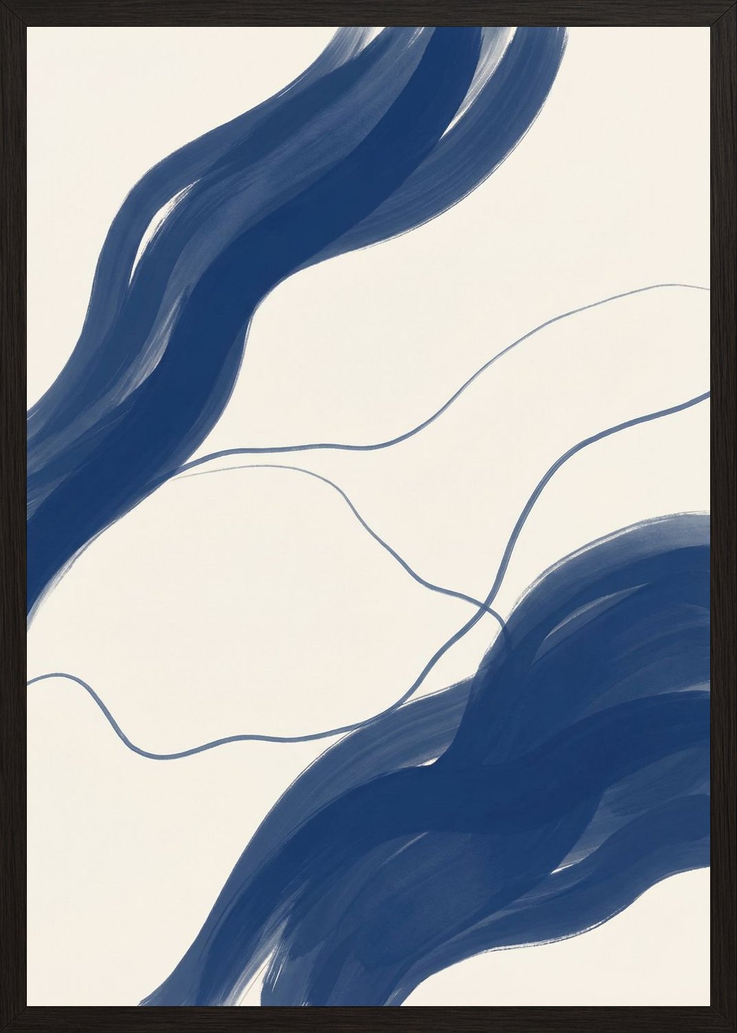 Poster in black frame