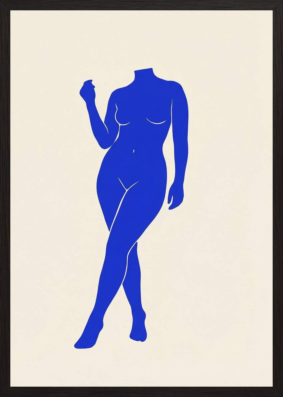 Poster in black frame