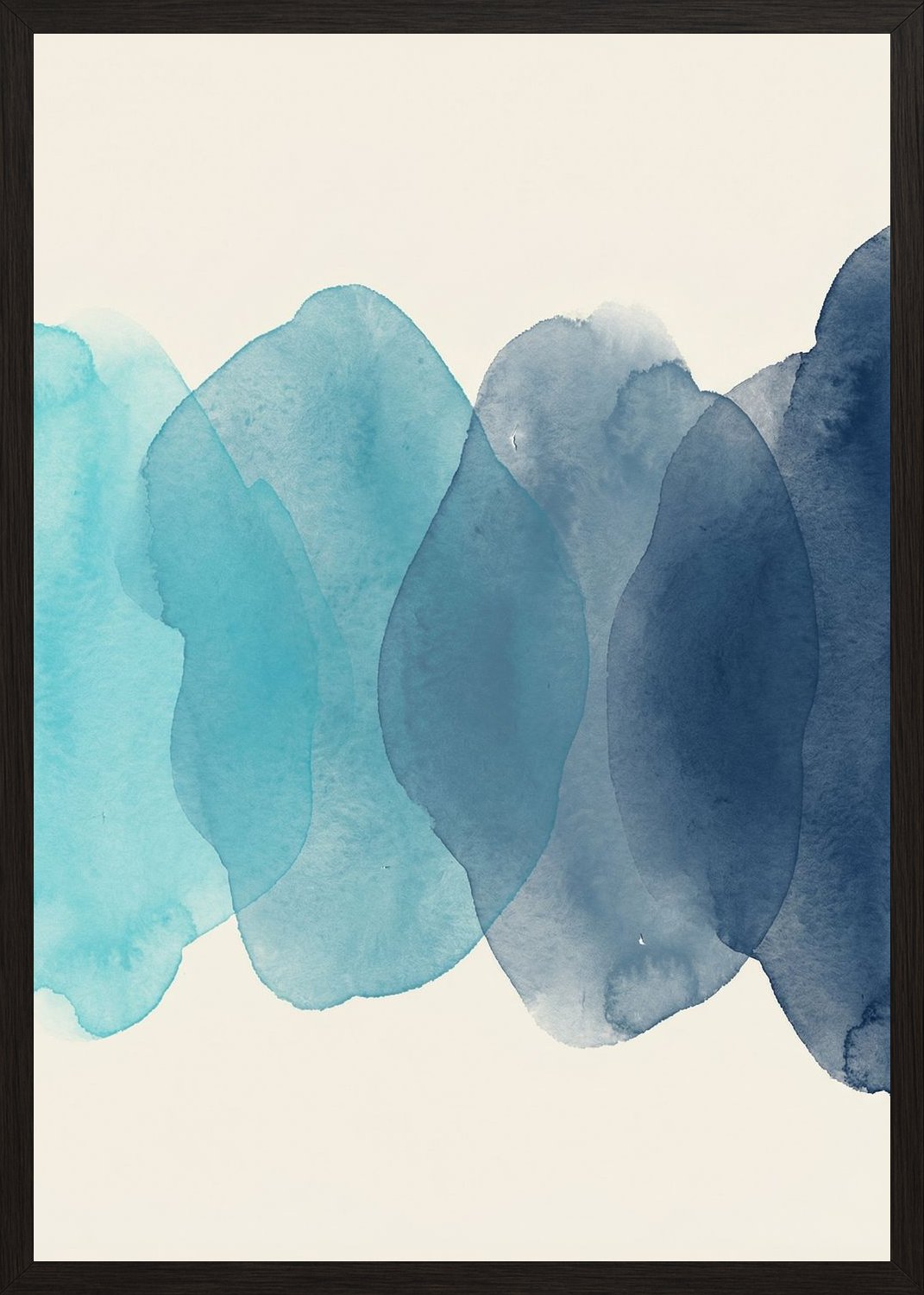 Poster in black frame