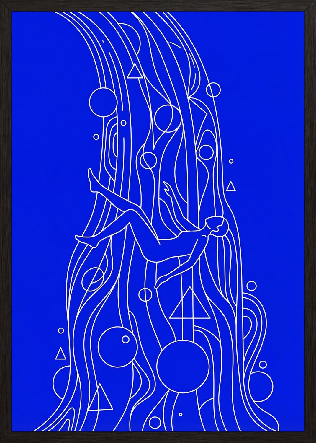 Poster in oak frame