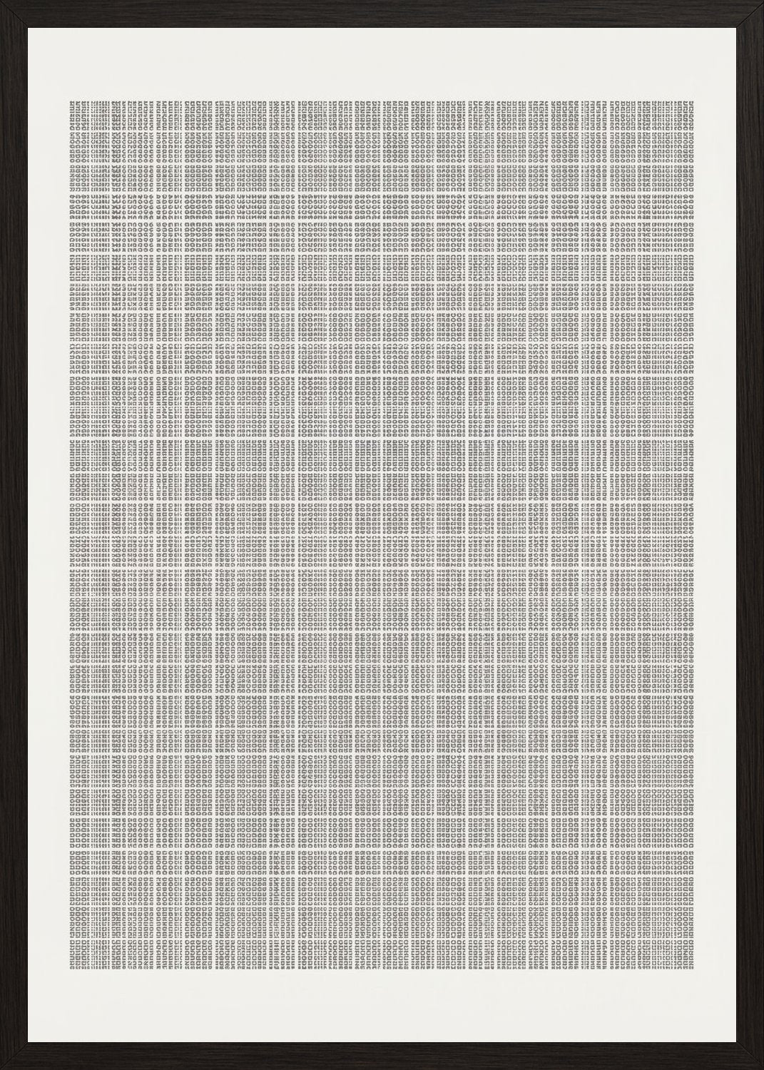Poster in oak frame