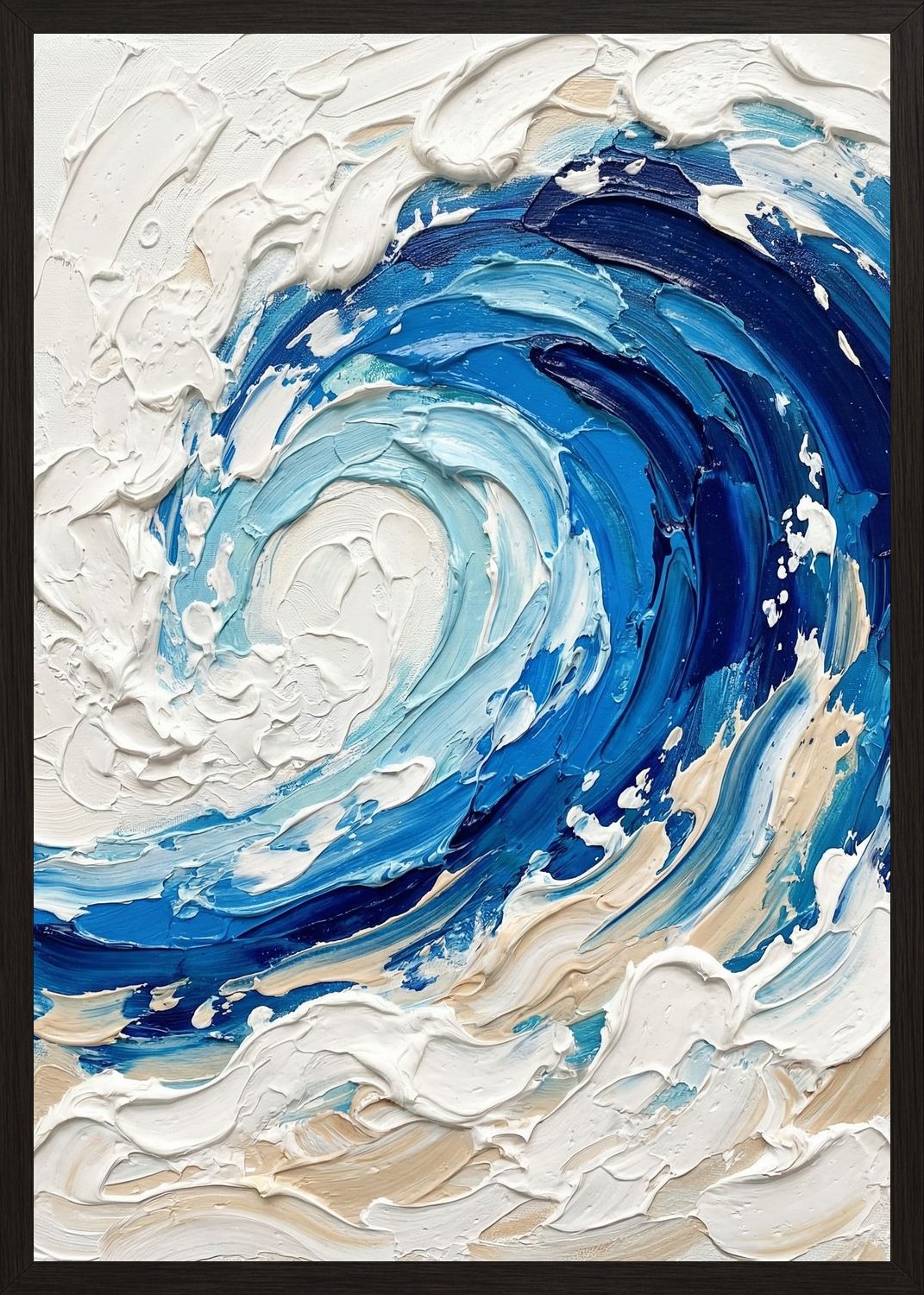 Poster in black frame