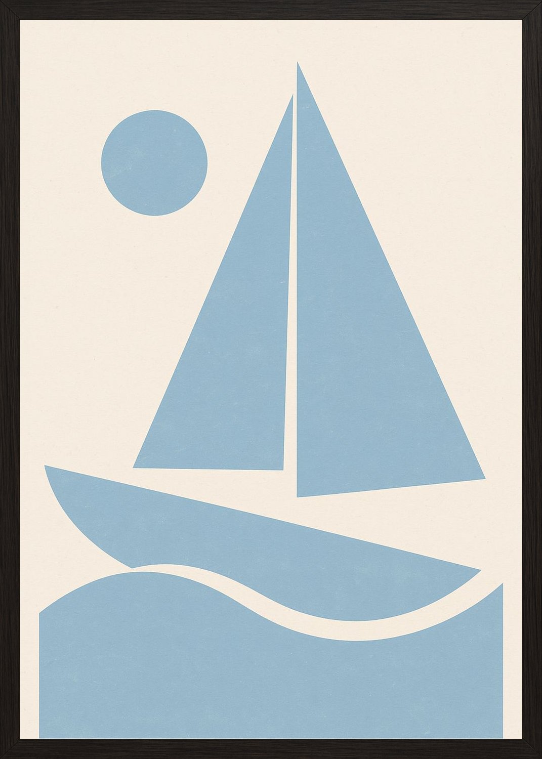 Poster in black frame