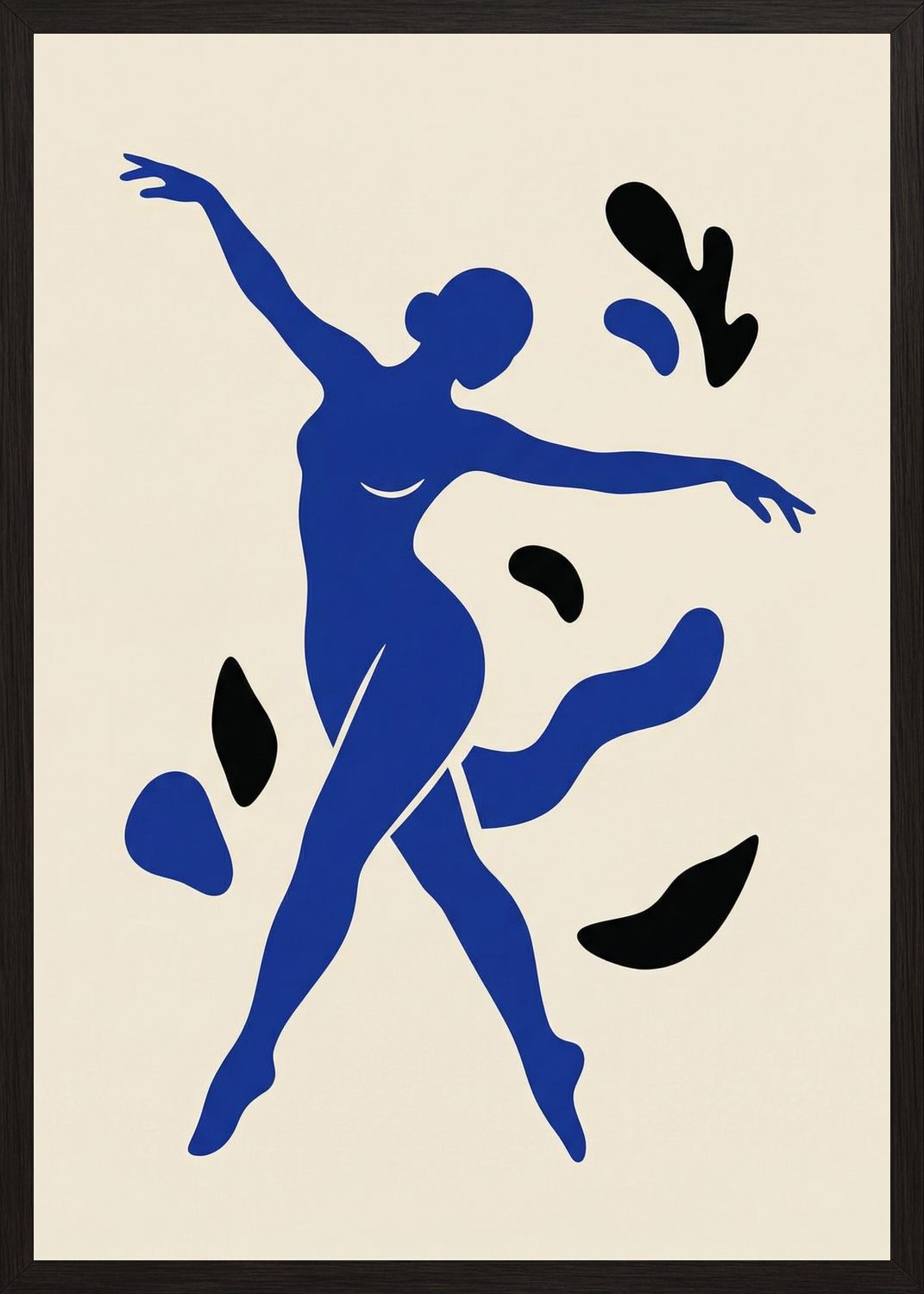 Poster in oak frame