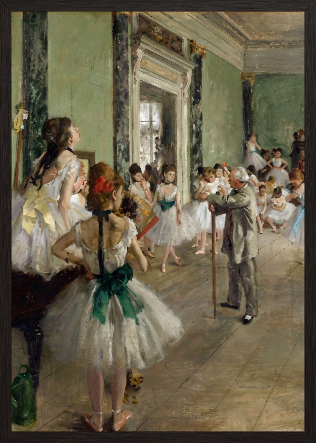 Poster in black frame