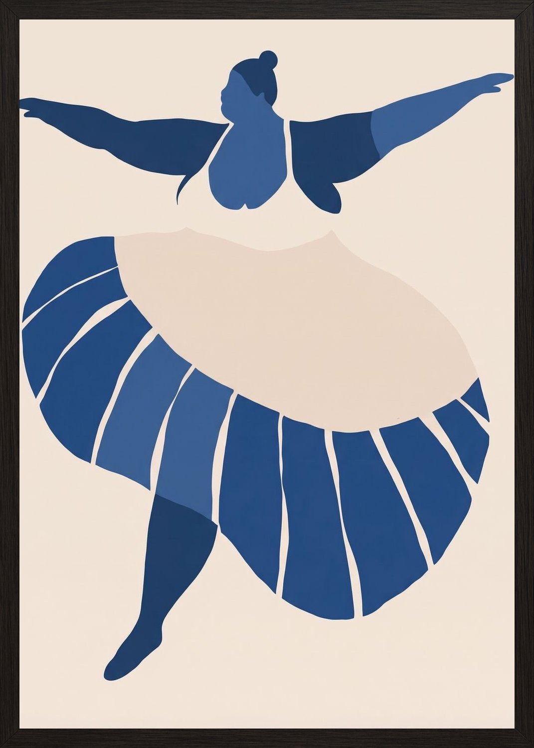 Poster in oak frame