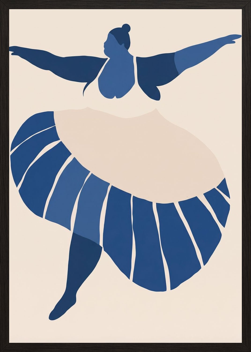 Poster in black frame