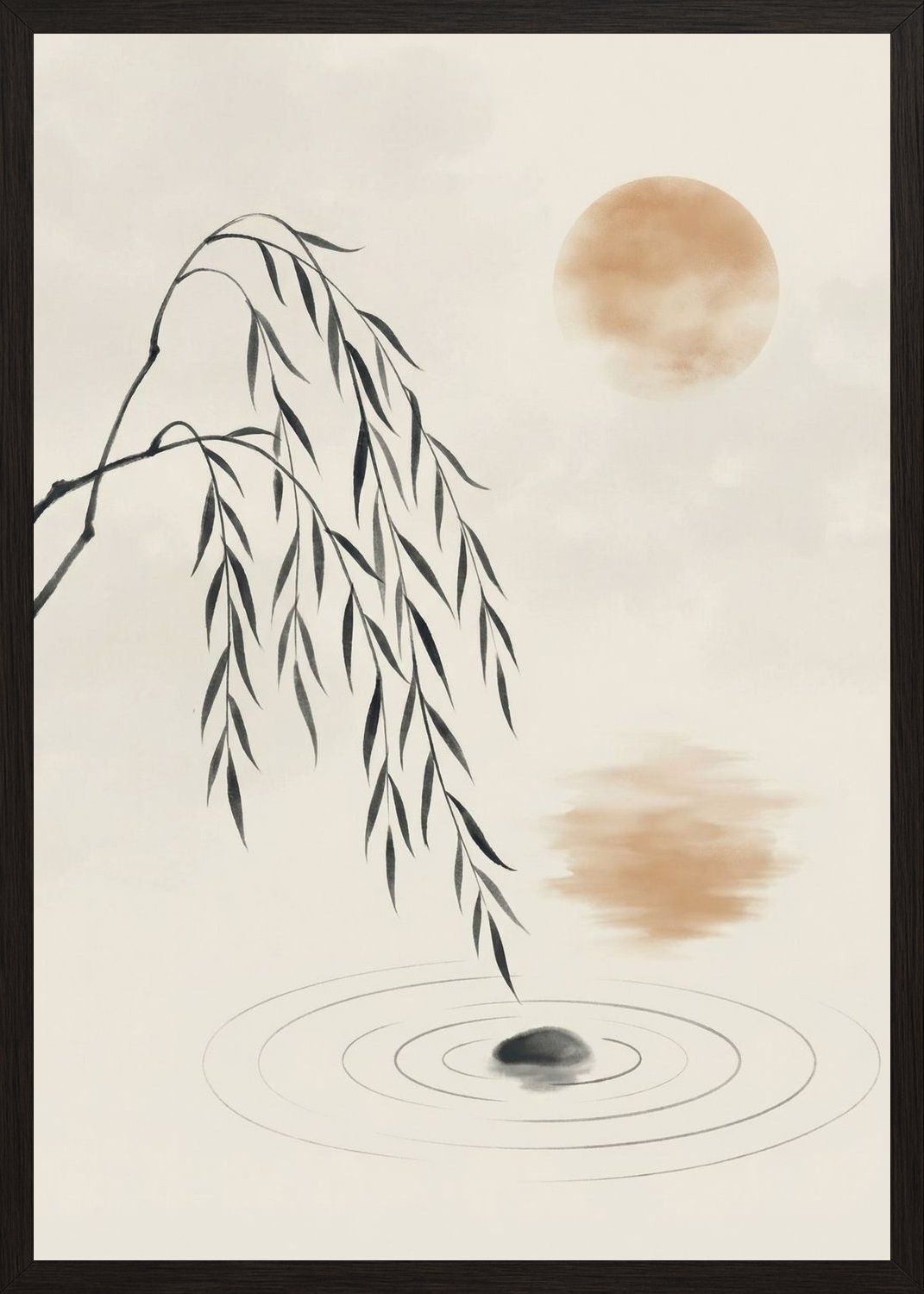 Poster in oak frame