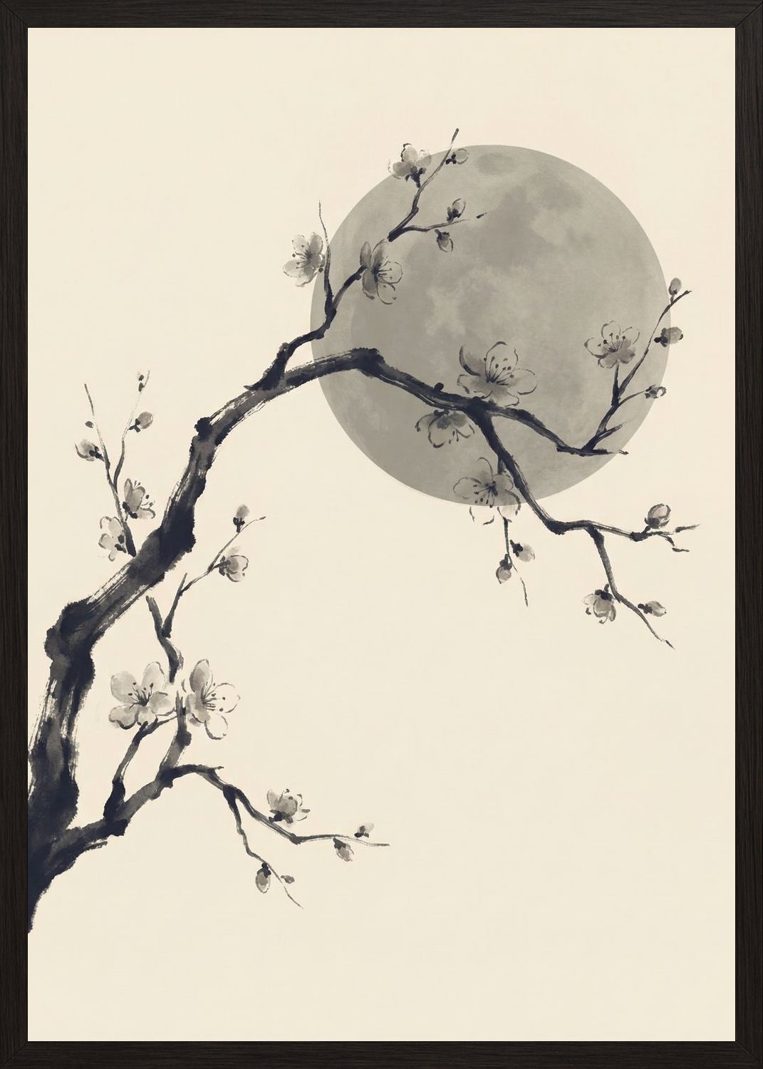 Poster in oak frame