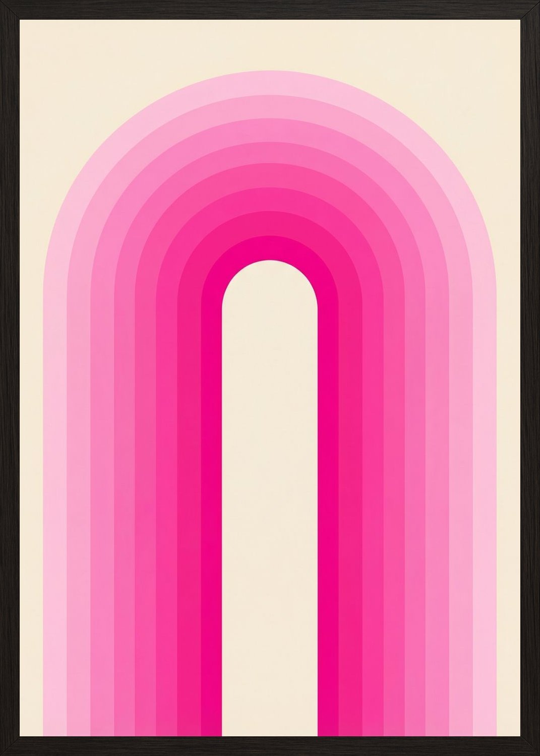 Poster in oak frame