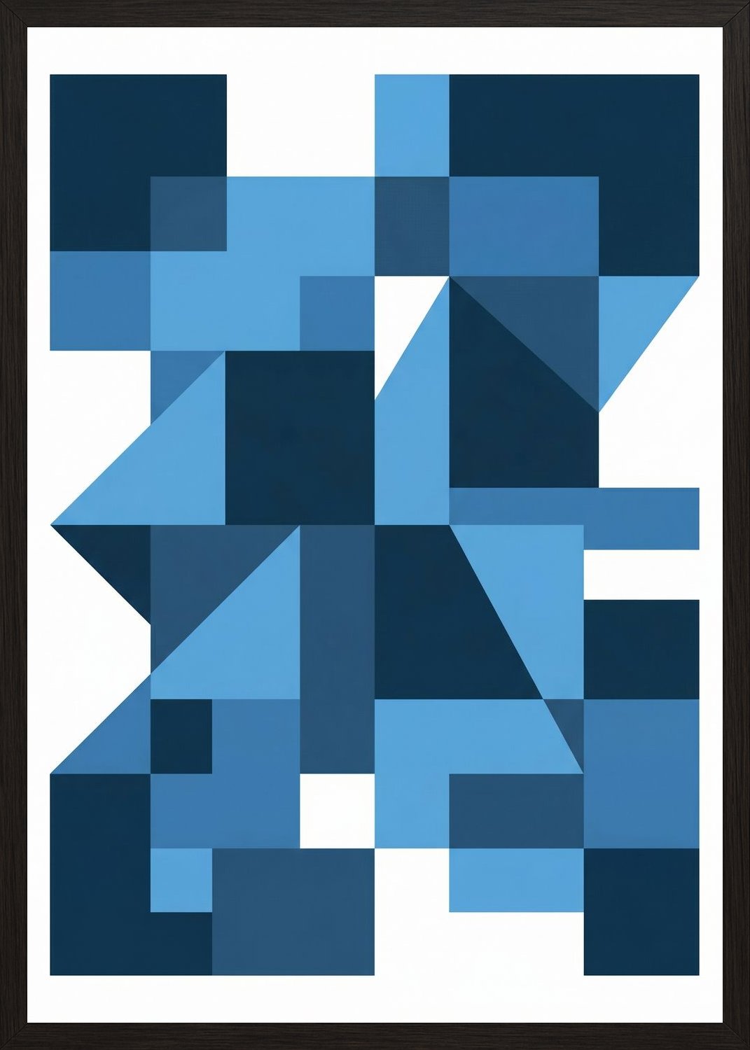 Poster in black frame