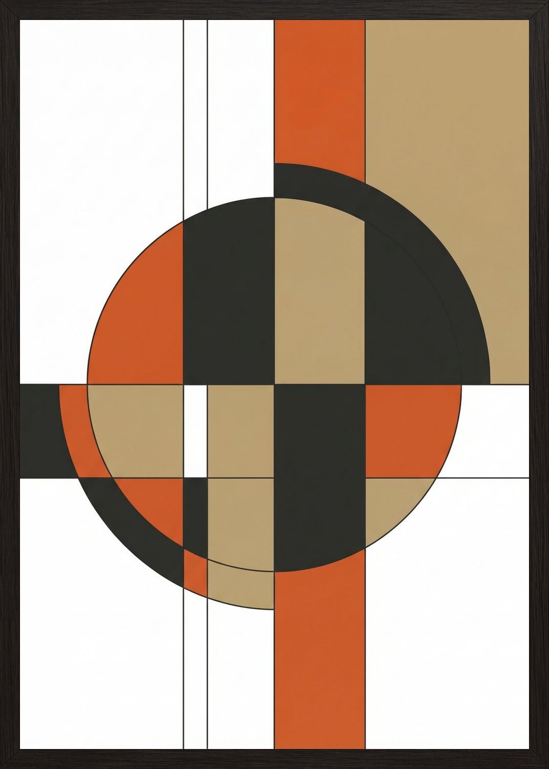 Poster in oak frame