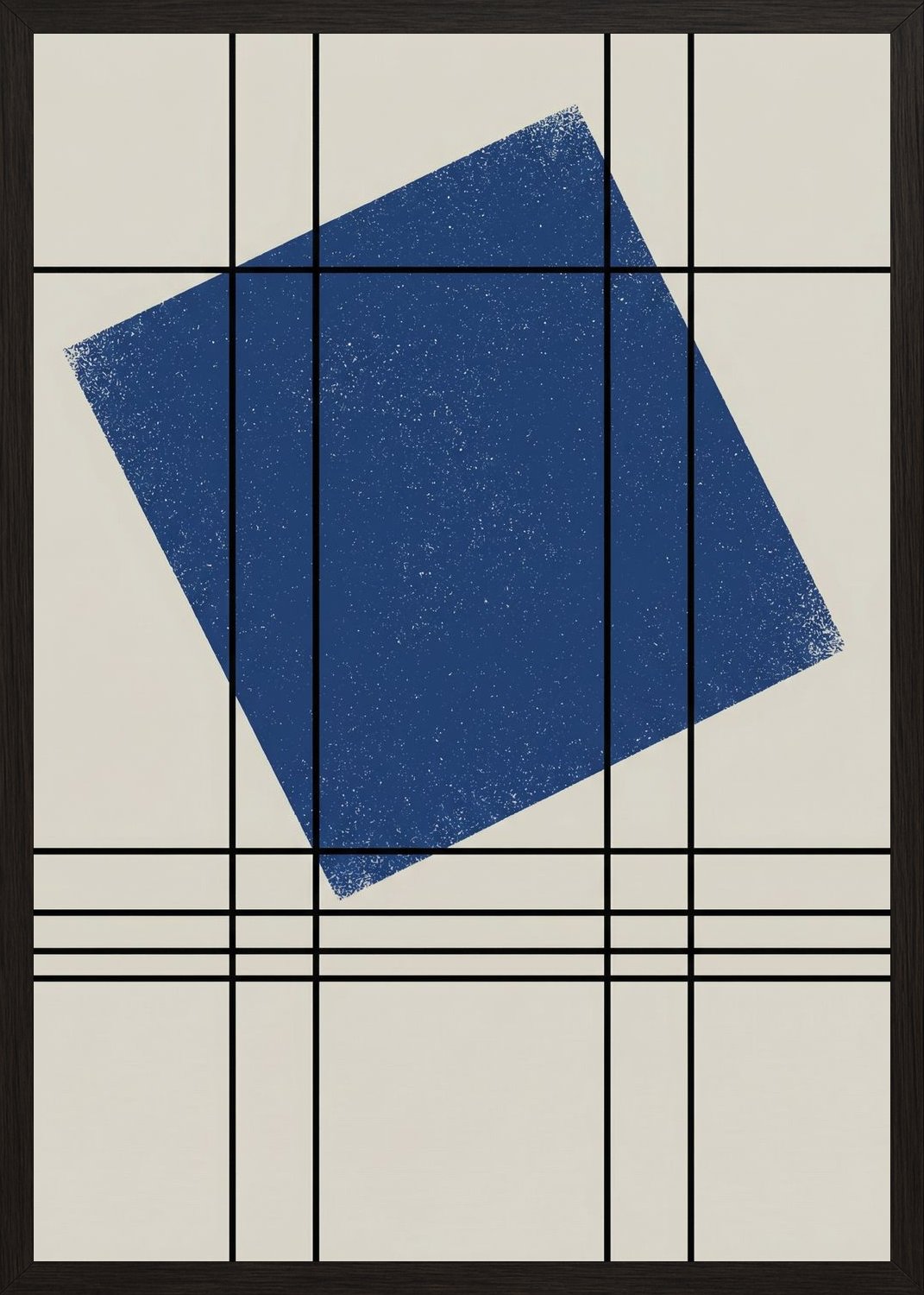 Poster in oak frame