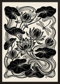 Poster in black frame