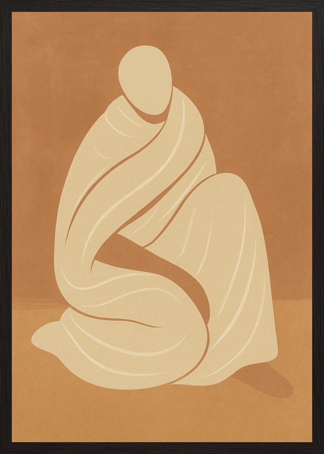 Poster in black frame